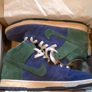 Nike Sb Dunk High Deep Royal Noble Green - image 1